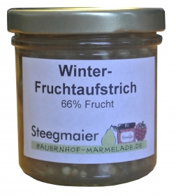 Winter-Fruchtaufstrich, 66% Frucht, fruchtiger Brotaufstrich, Inhalt: 270g